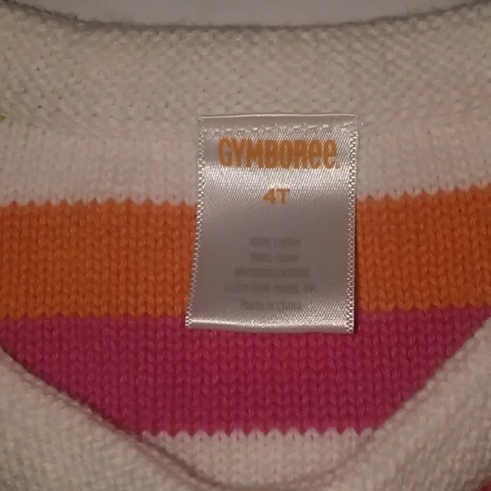 Girl's Gymboree Striped Sweater
